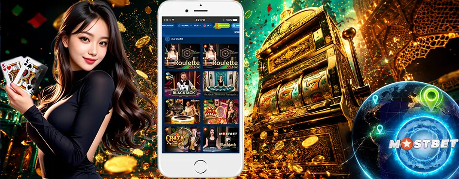 live Mostbet casino online baccarat section