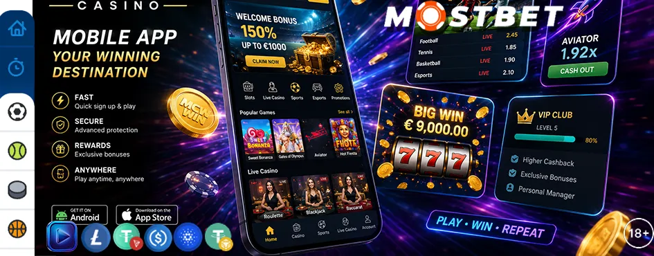 casino Mostbet online betting tab houses over a thousand titles